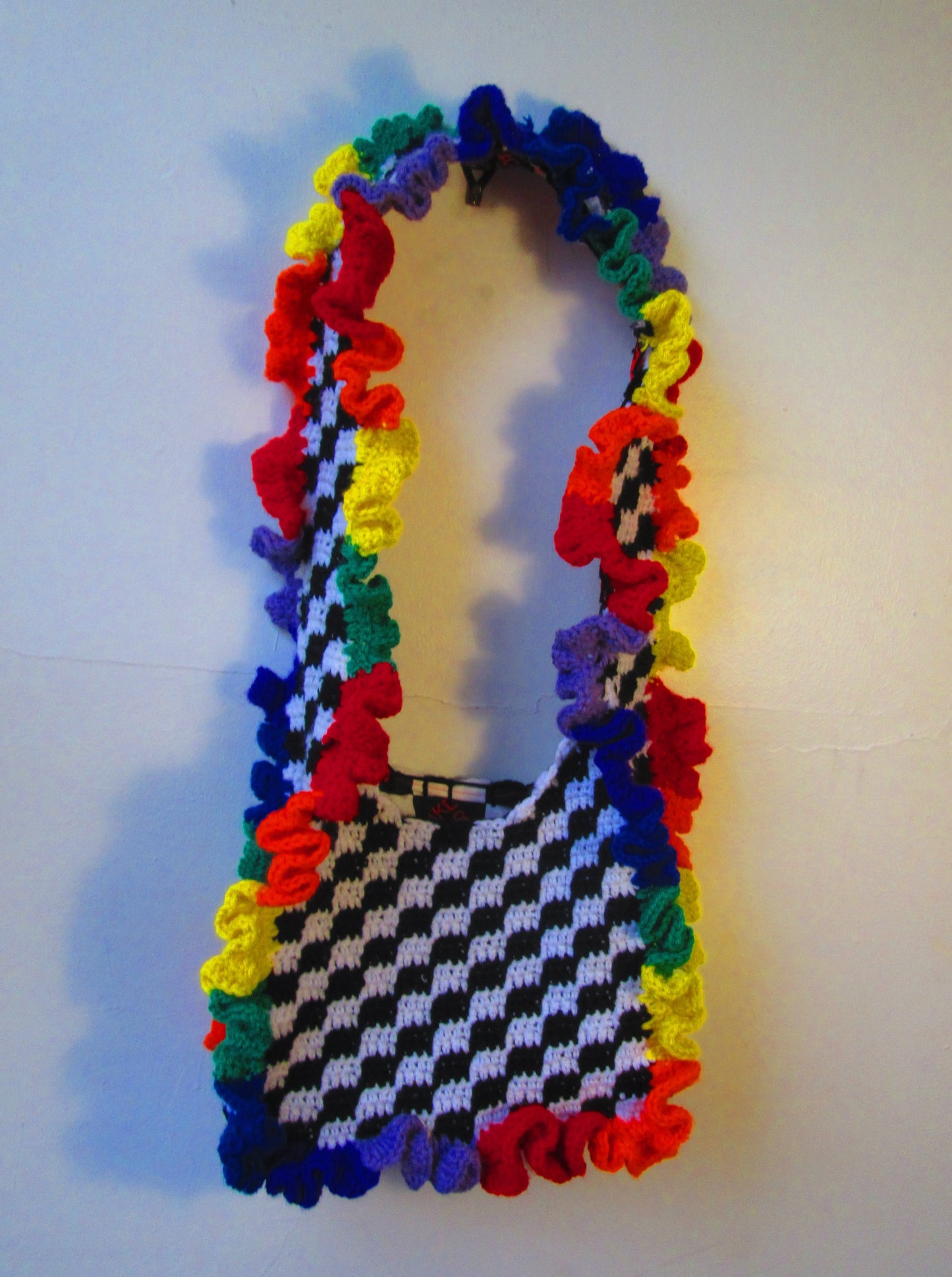 DISCO CLOWN RUFFLE TOTE