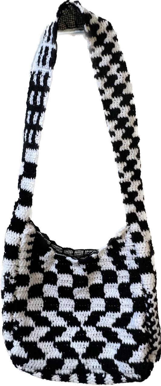 FREESTYLE BLACK AND WHITE TOTE